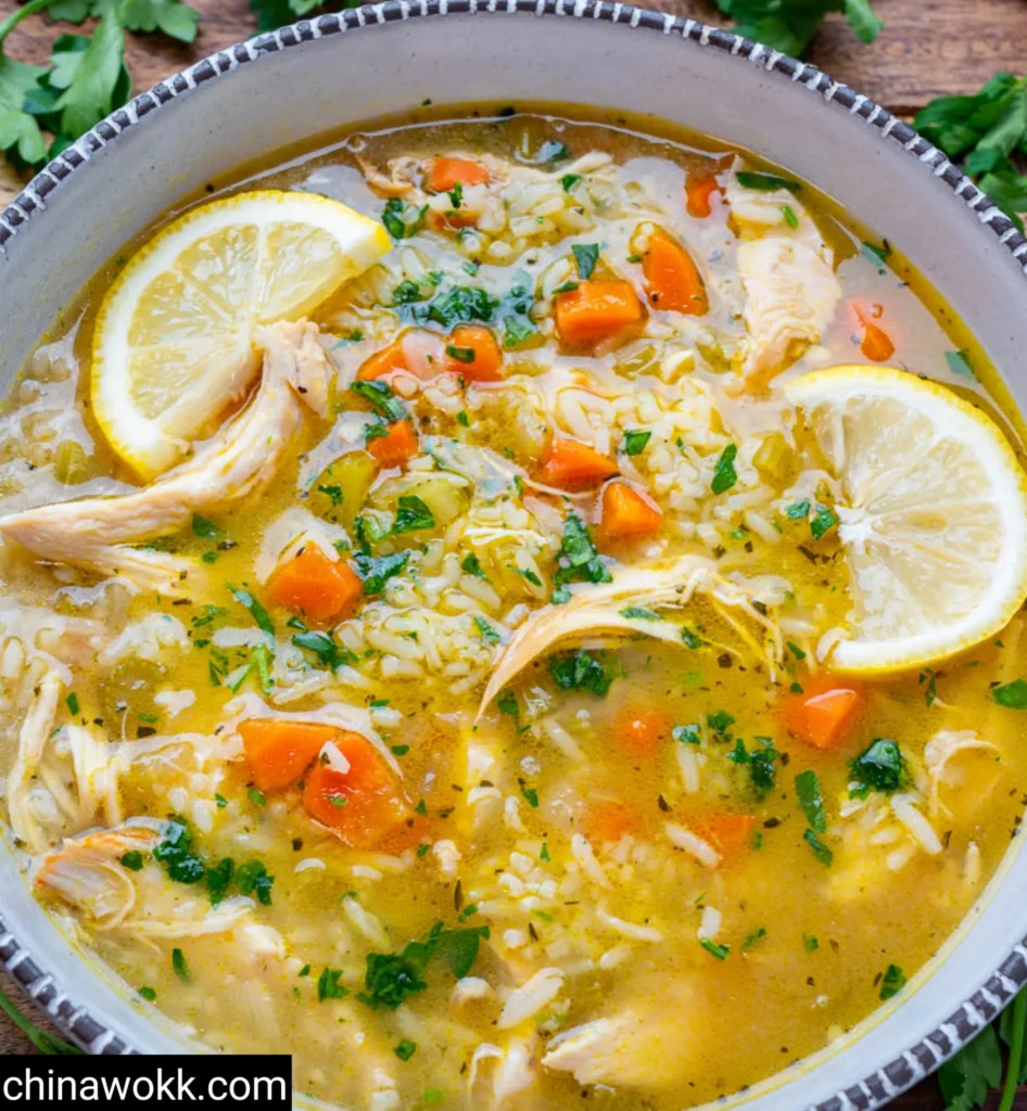 Chicken Rice Soup | A Classic Soup 1 Chicken Rice Soup